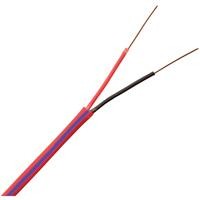 4506104P 18/2 SOLID 1000 Foot reel Red w/ Purple Stripe