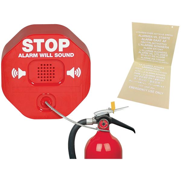 Fire Extinguisher Theft Stopper w/